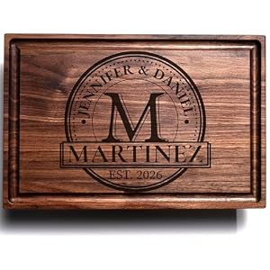 Personalized Custom Wood Engraved Cutting Board Charcuterie Board