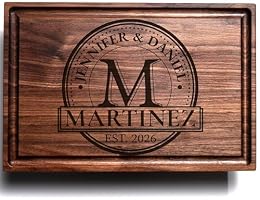 Personalized Custom Wood Engraved Cutting Board Charcuterie Board