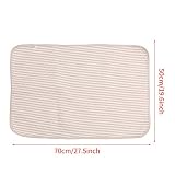 Pokrowiec Na Pieluchę Viagasafamido Wykonany Z Bawełny Organicznej Wodoodporny Eva Baby Mata Na Mocz Pieluchy Pościel Zmieniająca Wkładkę M-50 * 70Cm