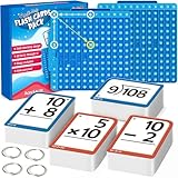 Multiplication & Division & Addition & Soustraction : la table de multiplication est imprimée sur une double face, une face pour la multiplication et la division et l'autre pour l'addition et la soustraction.