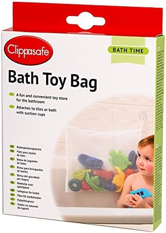Clippasafe Bath Toy Bag - White