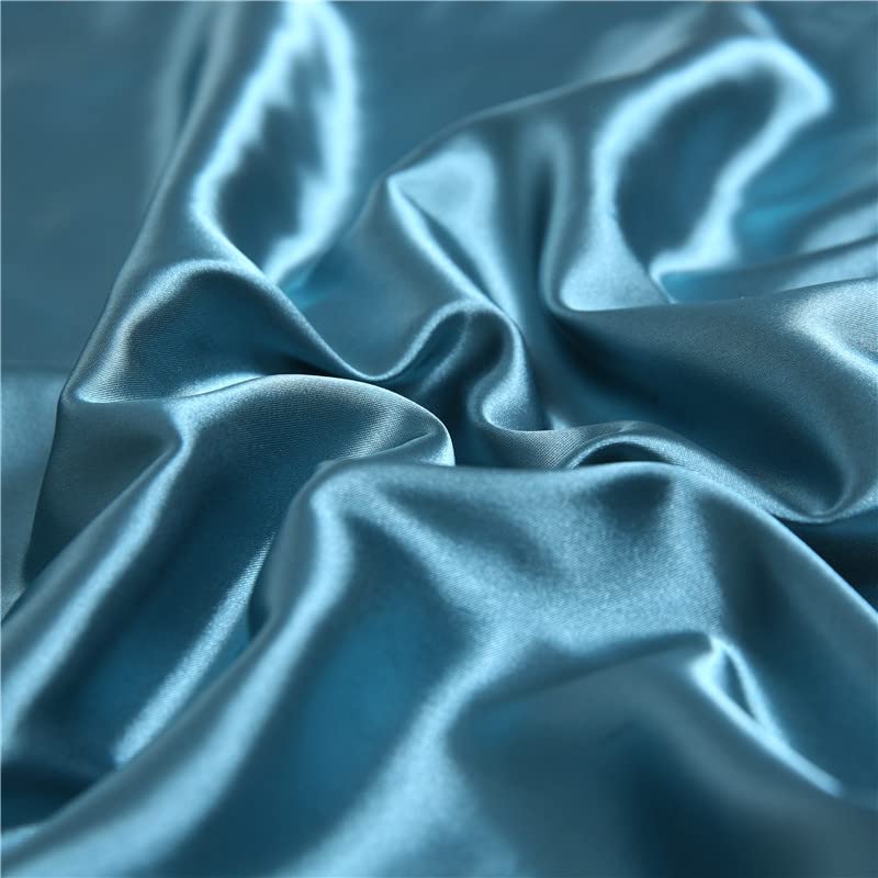 Federa di lusso in raso di seta morbida e setosa, nera, con cerniera, ideale per capelli e pelle (standard USA (51*66*2)CM) | Leroy Merlin