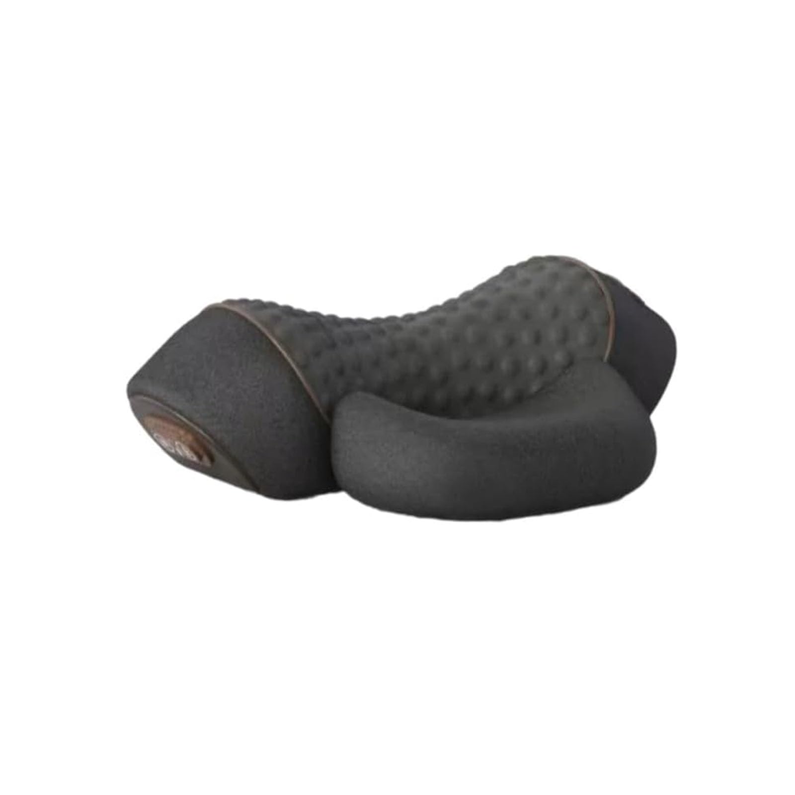 3-in-1 Electric Neck Massage Pillow with Heat, Cervical Traction, Shoulder Corrector, Memory Foam, Light Grey/Dark Grey (Dark Grey)