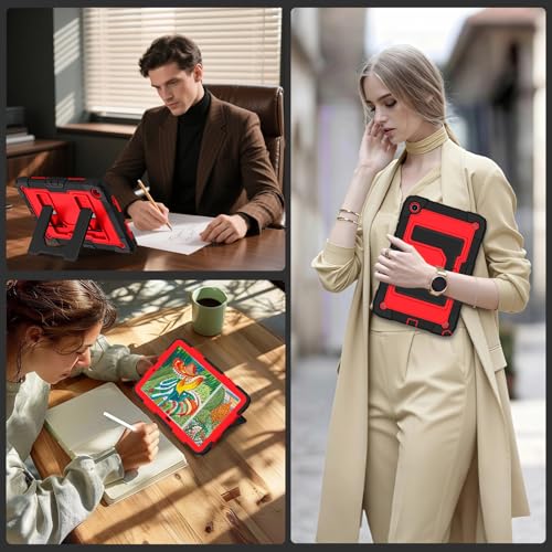 Image of for Galaxy Tab A11 Plus /A9+ 11 Inch Samsung Tablet A11+ Case with Kickstand,Hybrid Shockproof Cover for Samsung Galaxy Tab A9 Plus Tablet Cases,Black Red