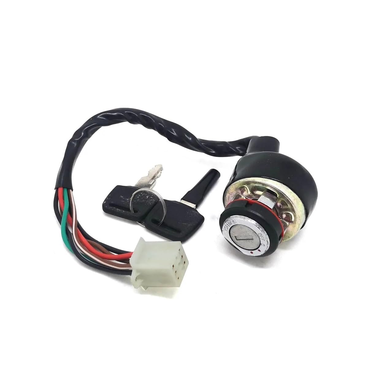 Llave de encendido de 6 cables con aislamiento reforzado para quads y ATV