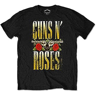 Rockoff Trade Roses Big Guns T-Shirt Homme - Les Beatles, Paul McCartney, John Lennon, RIngo Starr, George Harrison