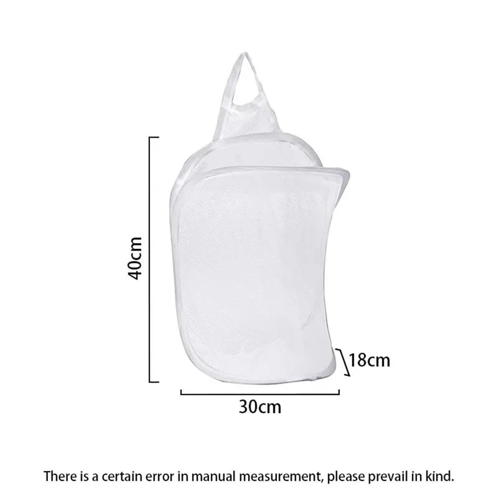 Cesto de Ropa Sucia portátil, Plegable, Transpirable, para Colgar en la Pared, para el baño.