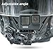 Motorcycle Helmet Chin Mount Kit Compatible with GoPro Hero 13 Black, Hero 12/11/10/9/8/7, DJI Action 6/5 Pro/4/3 and More Action Cameras (Ball Head Motorcycle Helmet Chin Mount)