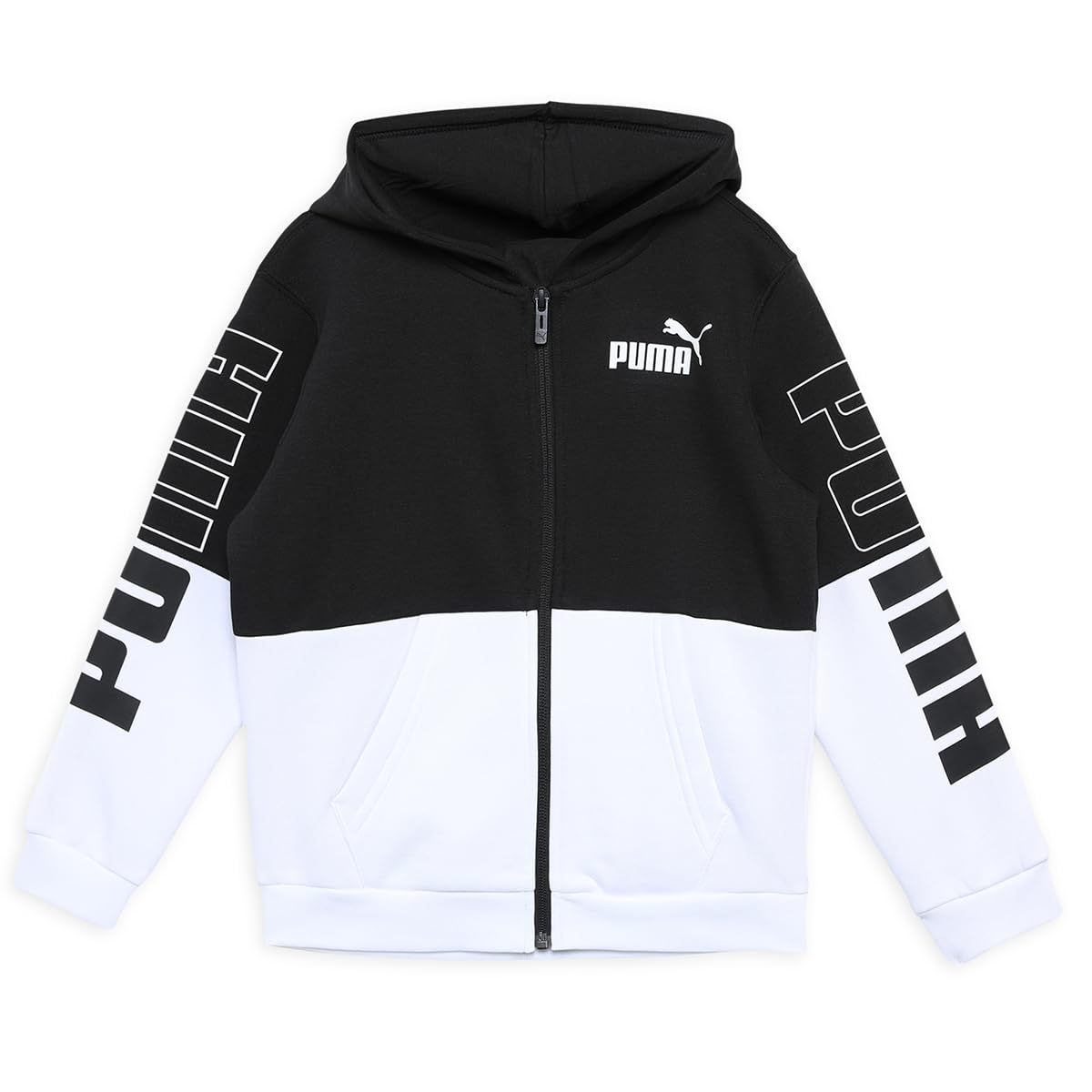 PUMA Power Colorblock Full-Zip Hoodie FL B Sudor Niños