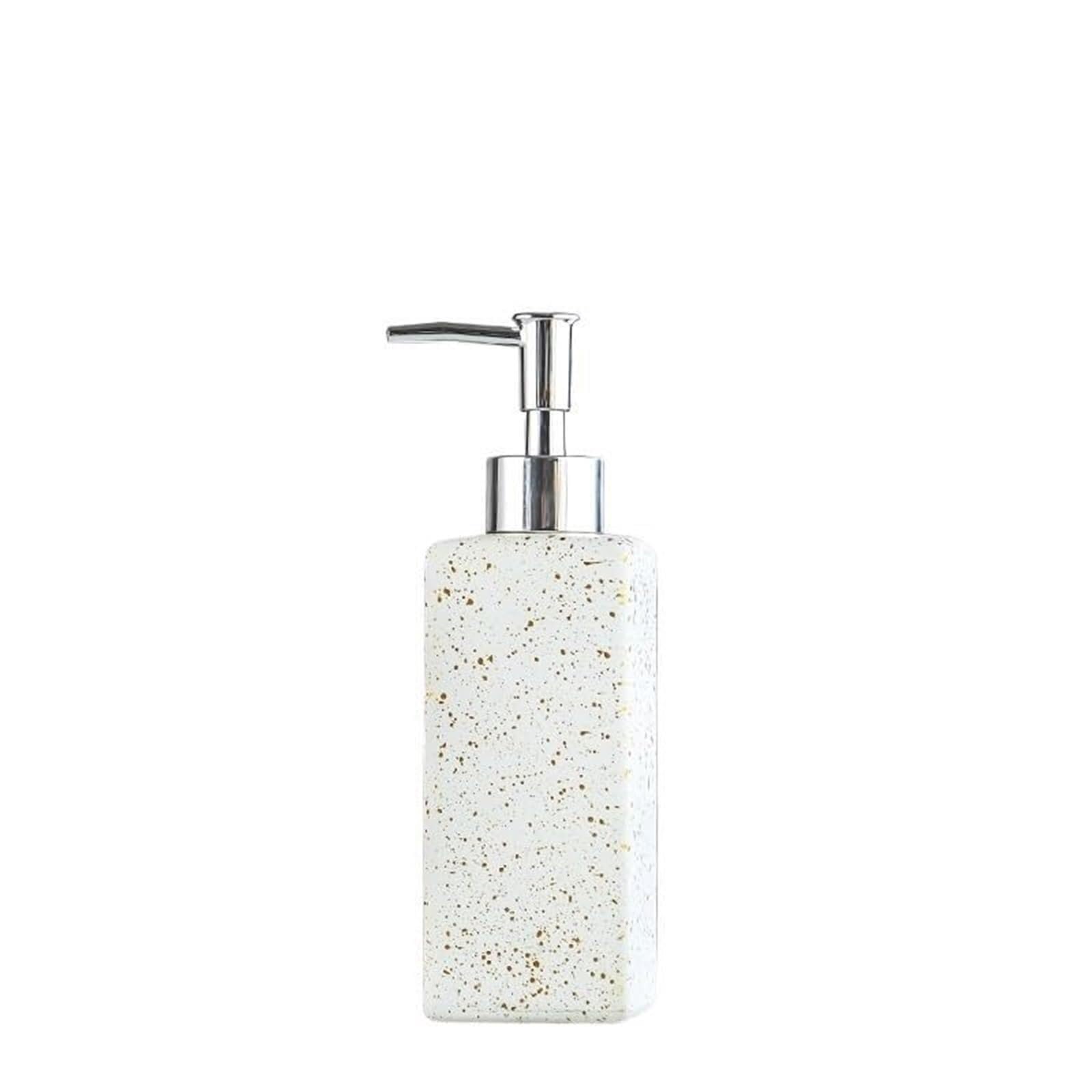 Hand Soap Dispensing Kitchen Push to Dispense Lotion Bottle Glass Empty Bathroom Dish for Bathroom(Beige)