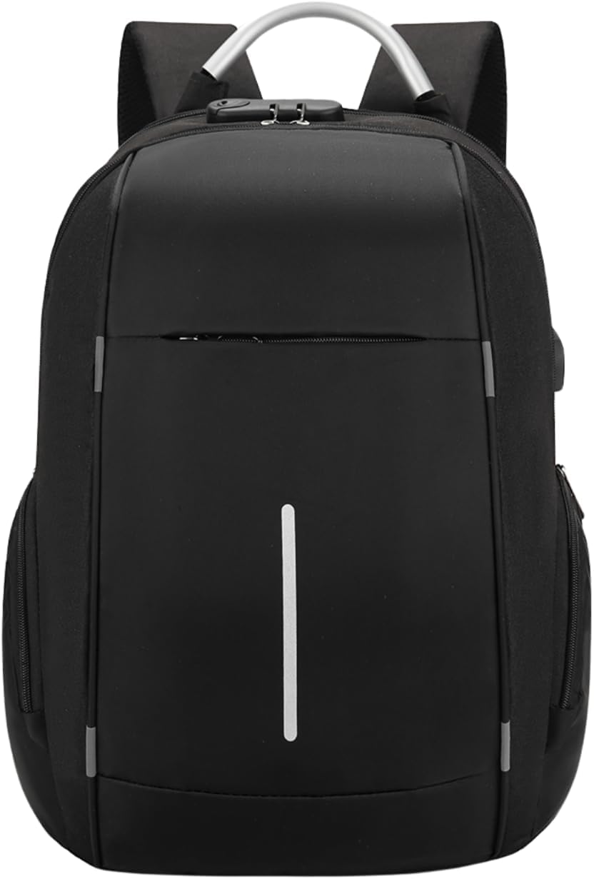 Mochila Impermeável USB Senha Reforçada Executiva