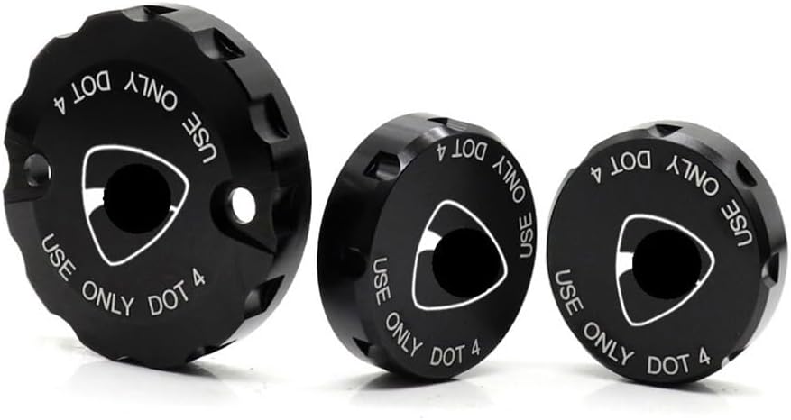 Reservoir Cover Front Brake Fluid for 1199 Panigale 2012 2013 2014 Motorcycle Front Brake Clutch & Rear Brake Fluid Reservoir Cover Cap Brake Fluid