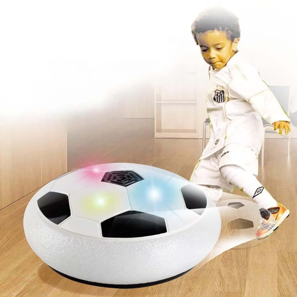 Mahadev Toy Floating Hover Football with Colorful Flash Light Effect | Indoor & Outdoor Pro Air Football Game for Kids/Girls/Boys/Gifts | White Color, Power Source: 4xAA Battery (Not Included) (B0D6VYCYK1) Amazon Price History, Amazon Price Tracker