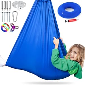 DINIC Sensory Swing for Kids Indoor...