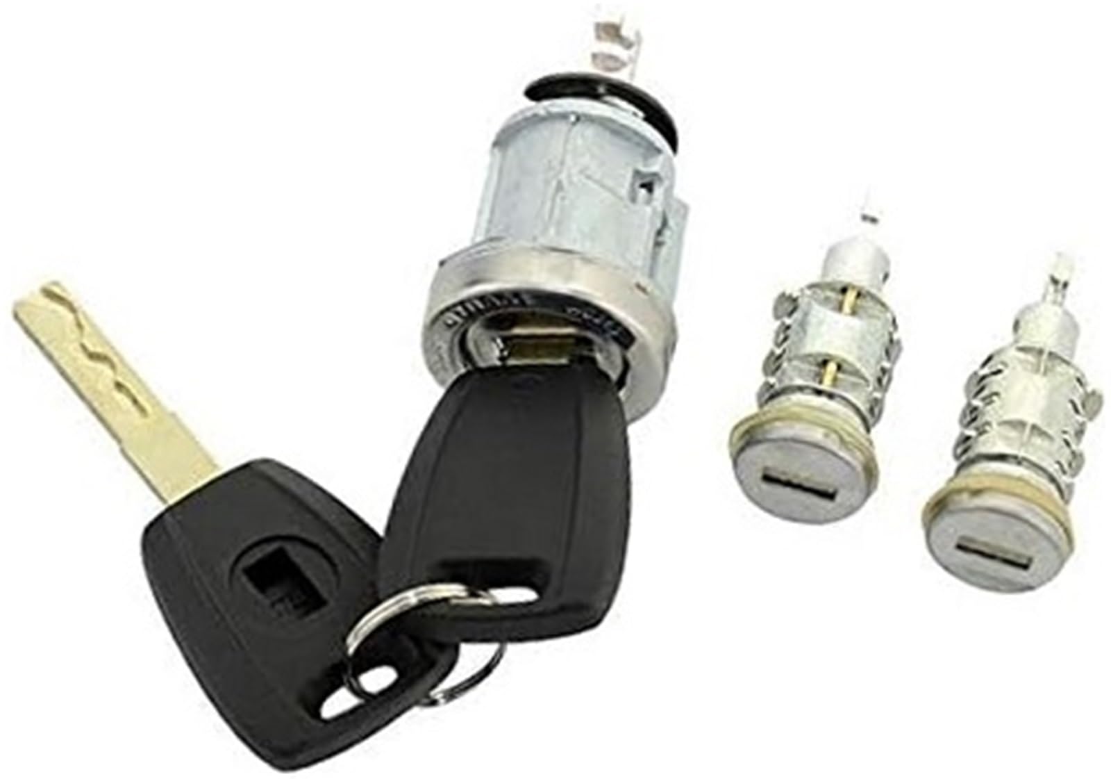 Szwaldaper One Color Auto Door Lock Latch Set Ignition Car Door Rear Trunk Lock Barrel Cylinder Latch With 2 Keys, For Fiat Ducato