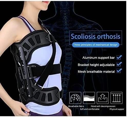 Miniatura 4 de Corrector de postura de espalda para hombres y mujeres, corrector de postura de espalda para hombres y mujeres, soporte de postura ajustable para