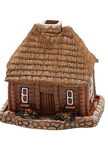 Räucherhaus Räuchermann Räucherhäuschen Keramik Räucherhütte 9...