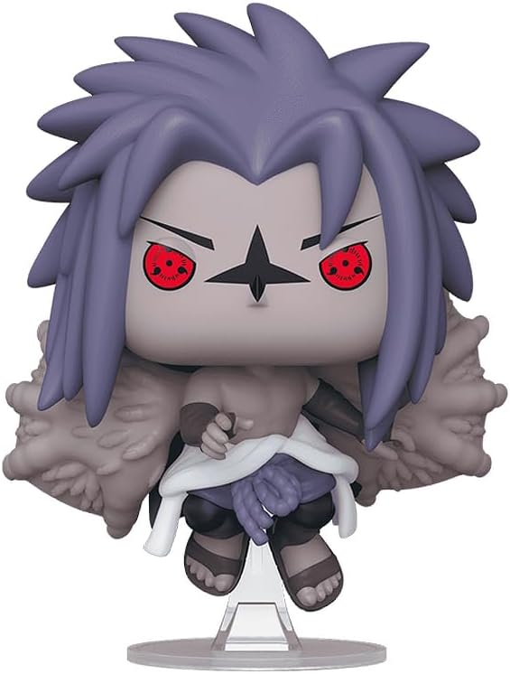 Funko Pop! Anime: Naruto Shippuden - Sasuke Uchiha (Curse Mark 2) Exclusive Vinyl Figure Bundled with Box Protector