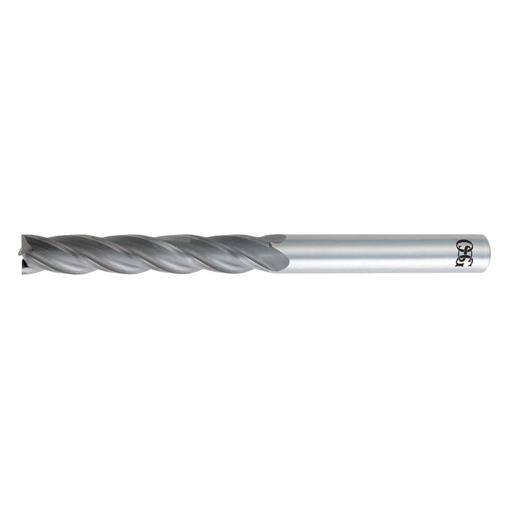Carbide End Mill, 5/16 in Dia, 1 in Cut L