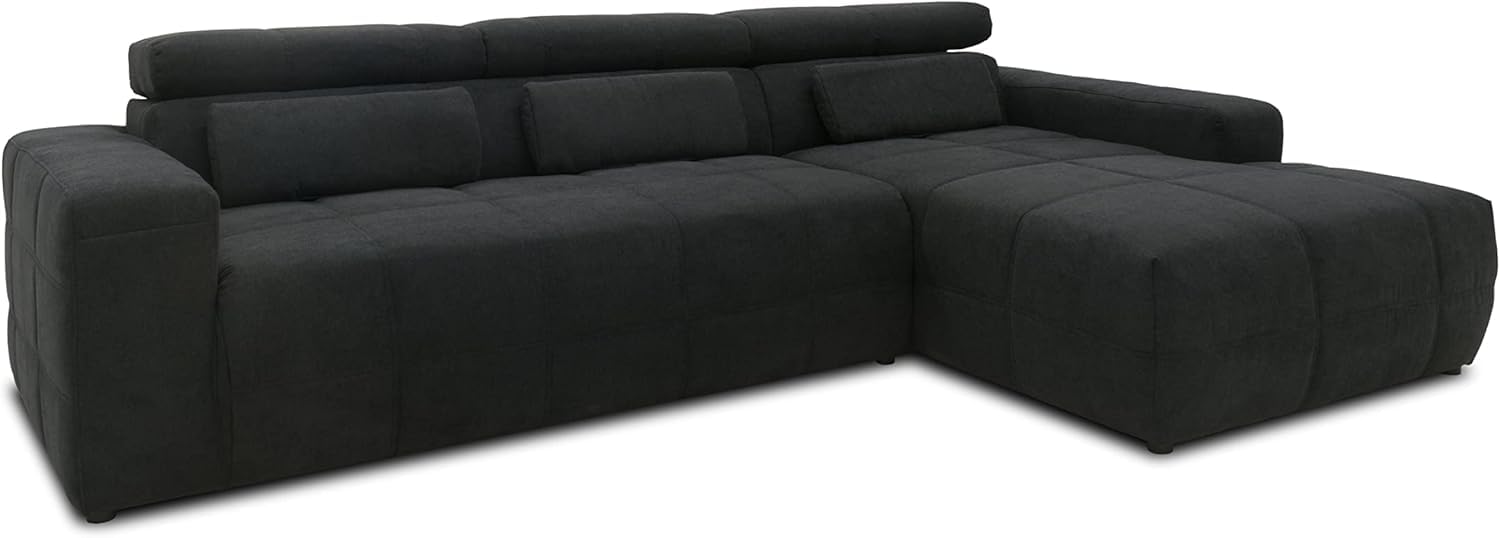 Canapé D'angle Brandon Avec Fonction Dossier Réglable – Gris, 285 Cm, Livraison En Salon Incluse - 6