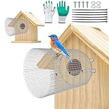 aeloer 1 Pcs Bluebird House Predator Guards, Metal Bird...