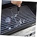 Kichvoe 2Pcs Stainless Steel Grill Grate Lifters Barbecue Net Gripper for Safe Outdoor Cooking for All Grills Including and Gas Grates