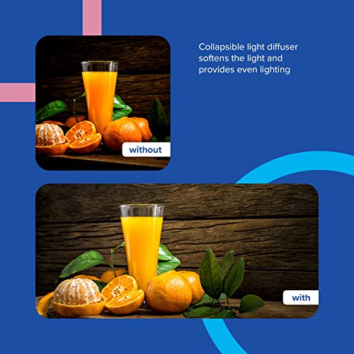 Julius Studio 6" X 6.7" (15X17Cm) Collapsible Light Diffuser, Mini Softbox For Camera Photo Video Led Light Panel, Jsag158 #TOP1