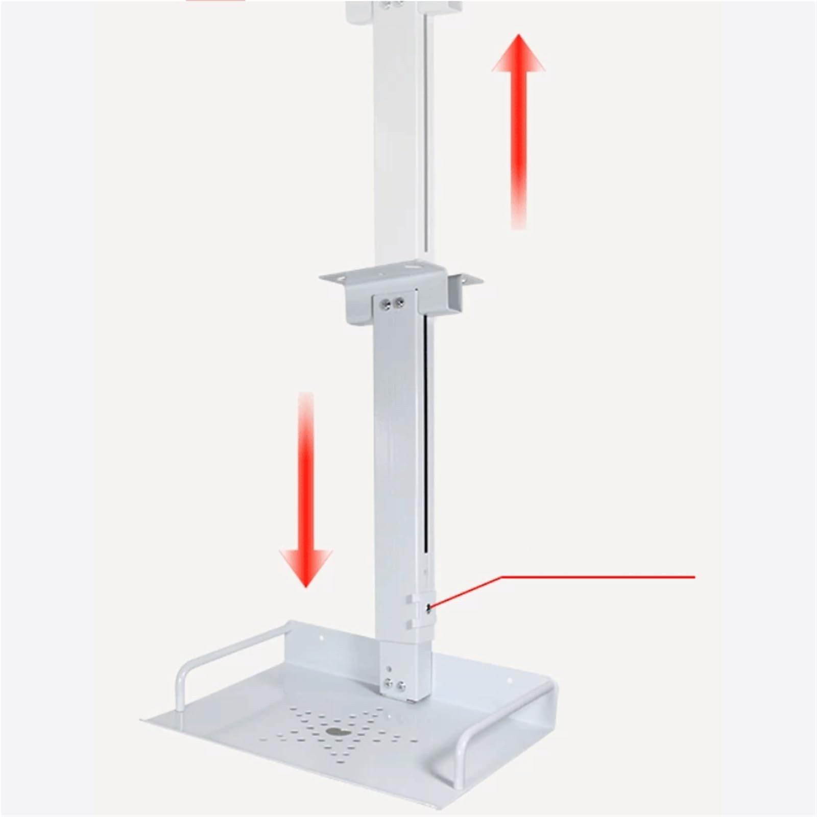 Home cinéma Plateau de projecteur adapté aux Supports de projecteur montés au Plafond et aux Supports de caméra de conférence Portable(Noir,Moyen)