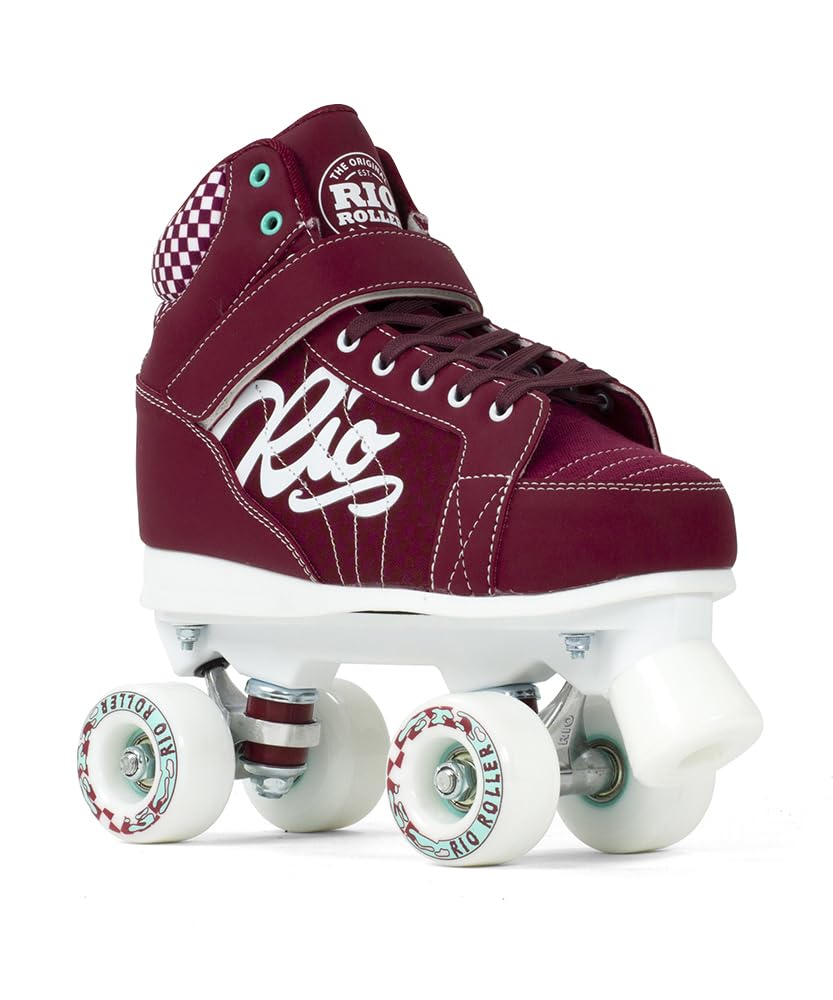 Rio Roller Mayhem II Quad Skates for Children and Adults, Stylish Unisex Roller Skates with Lace & Hook & Loop Fastening, Comfortable Supportive Design with Exclusive Wheels for Indoor and Outdoor Use — image 1
