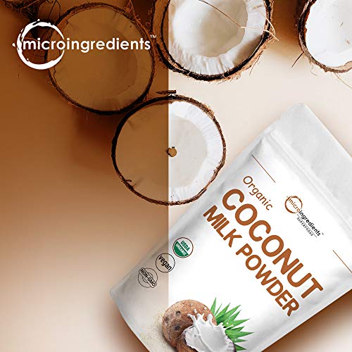 Micro Ingredients Organic Coconut Milk Powder, 2 Pound (32 Ounce), Plant-Based Creamer, Perfect for Coffee, Tea and Smoothie, Non-GMO and Vegan Friendly - Thumbnail 2
