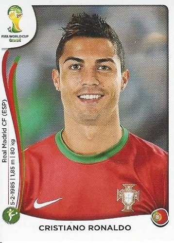 FIFA World Cup 2014 Cristiano Ronaldo Sticker No.523
