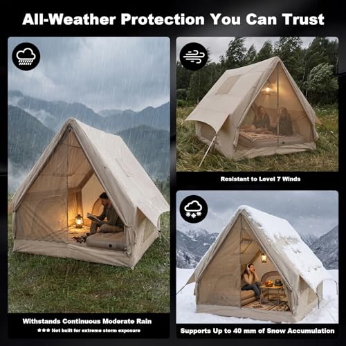 Carpa Inflable Qeroo Luxury para Camping 1-2 Personas miniatura 4