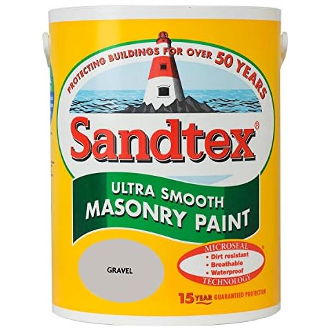 Sandtex Smooth Masonry Paint 5L Gravel Cover