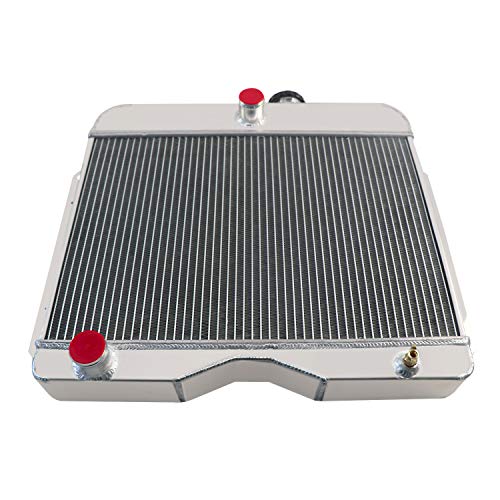 OzCoolingParts 4 Row Core All Aluminum Radiator for 1946-1964 47 48 49 50 51 52 53 54 55 56 57 58 59 60 61 62 63 Jeep Willys Truck/Willys Station Wagon L4 L6 Gas Manual - Thumbnail 3