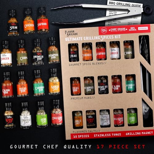 Image of Ultimate Grilling Spice Gift Set for Men - Seasonings for Grilling, Smoking & Barbecue - Gift for Dad, Husband, Boyfriend, Brother in Law, Son, Uncle