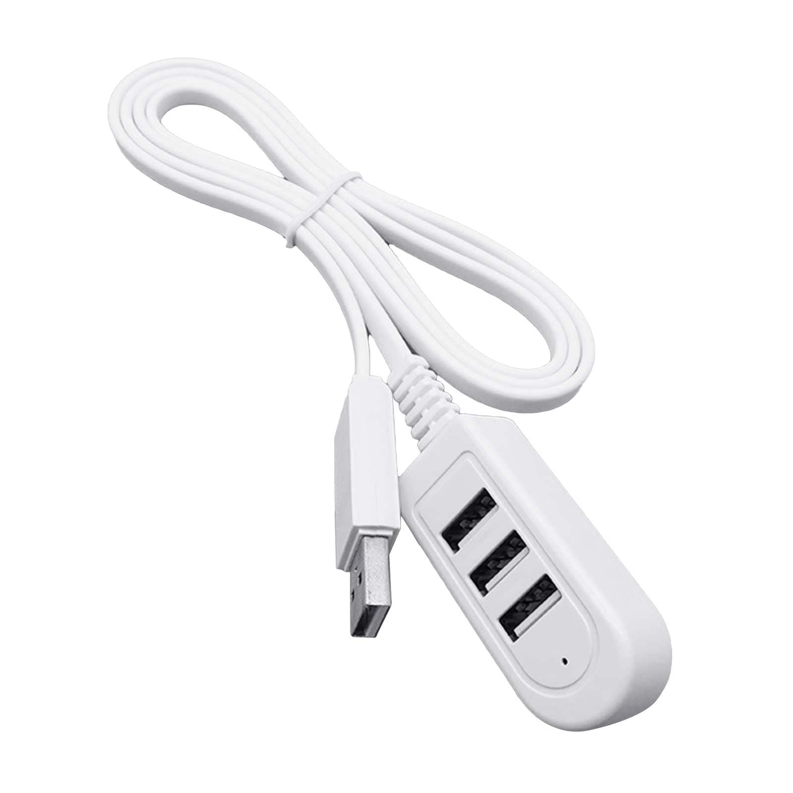 Bottone 3-Port USB Hub Splitter Extender USB Adapter High-Speed Splitter Notebook One-to-Three Extender Hub for Desktop Laptop 3