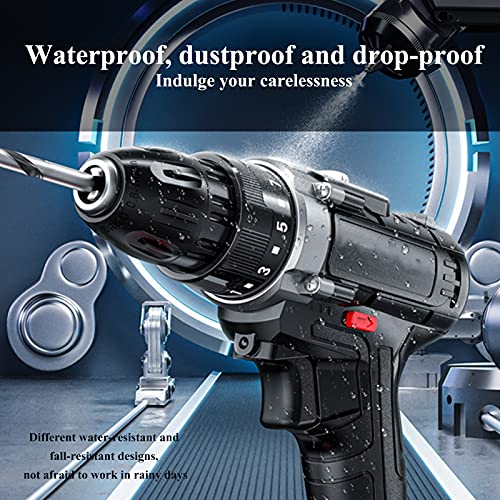 Schlag-Akku-Bohrschrauber Elektro-Schraubendreher Haushalt 12VF Elektro-Bohrmaschine Elektrowerkzeug-Set – Bild 6