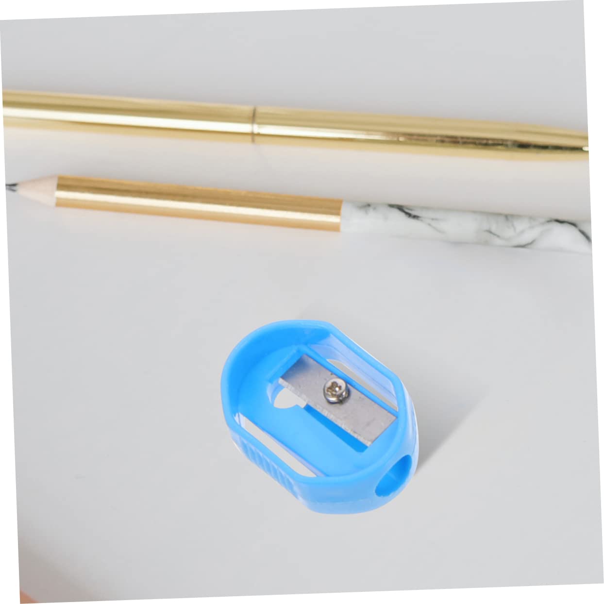 Lurrose 90 Pz temperamatite dei cartoni animati pencil sharpener temperamatite elettrico temperamatita piccoli manuali materiale scolastico in metallo plastica