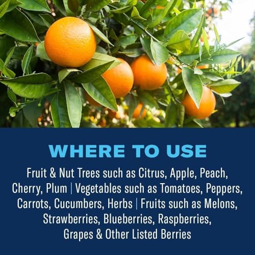 BioAdvanced Fruit, Citrus & Vegetable Insect Control Concentrate - Pest Control for Fruit and Vegetable Gardens - Up to 2 Months Infestation Prevention - Treats Up to 640 Square Feet - 32 oz Bottle