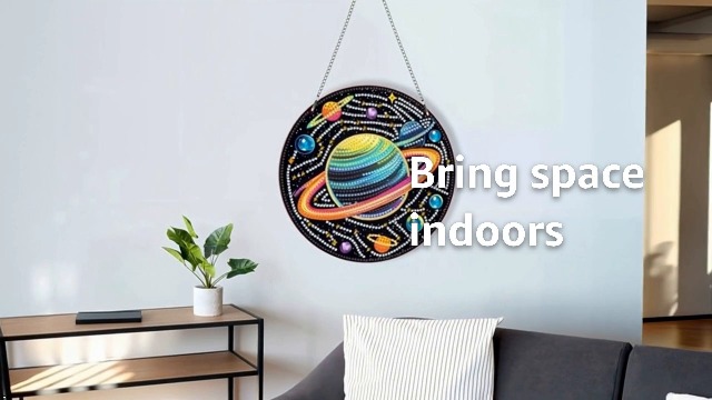 LOMSIOY Diamond Painting Pendentif, Tree Diamond Painting Haning