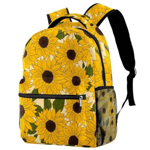 Mochila impermeable de flores antirrayaduras para laptop y cuadernos