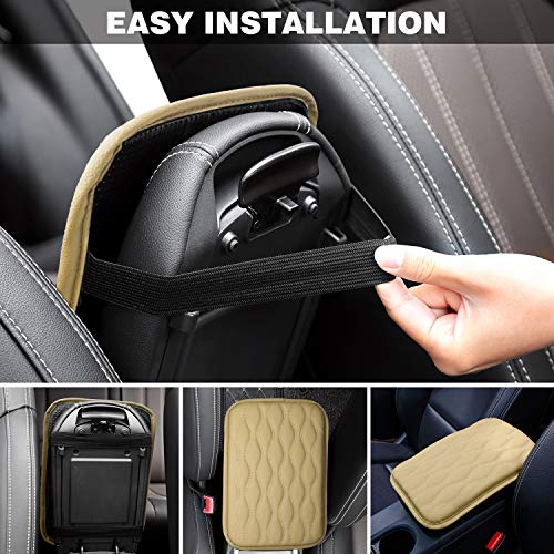 SEVEN SPARTA Universal Center Console Cover for Most Vehicle, SUV, Truck, Car, Waterproof Armrest Cover Center Console Pad, Car Armrest Seat Box Cover Protector - Thumbnail 5