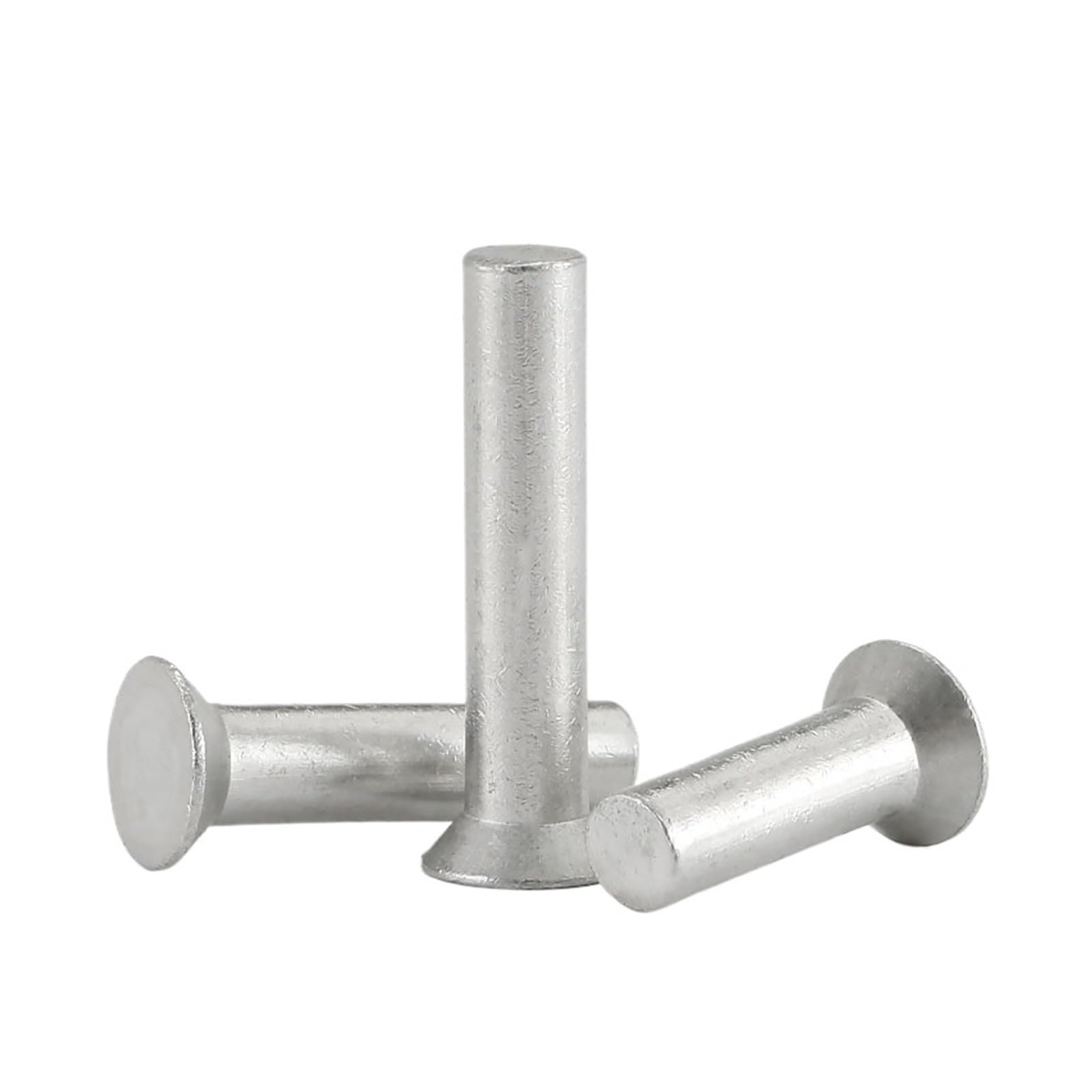 Rivets à tête Ronde Pleine, Assortiment de Rivets à tête fraisée en Aluminium Massif M2 à M8, Plusieurs Tailles(14mm,M5 (50pcs))