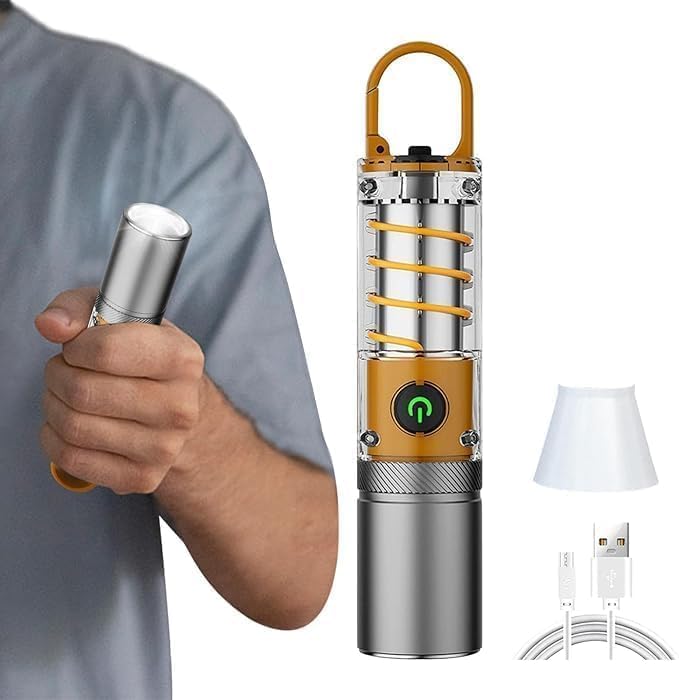 EVVIX LED Flashlights Rechargeable, 2000 Lumen Flashlight, Battery Powered USB-C, Bright High Power Flashlight, 5 Modes, Powerful Tactical Flashlight Flasher for Dog Walking, Camping (B0CXLZZ1G6) Amazon Price History, Amazon Price Tracker