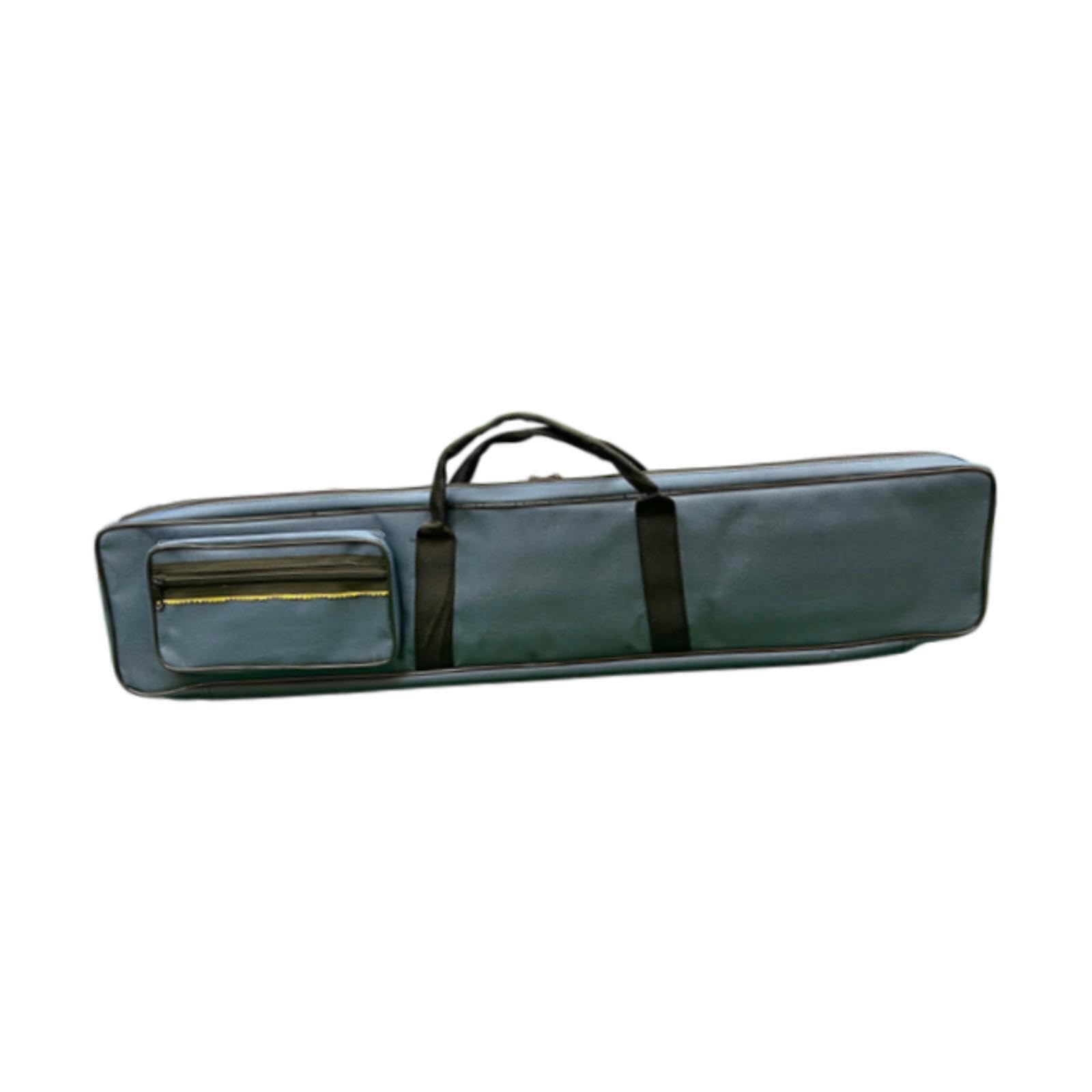 QUILSTM Billiard Cue Cases Made Of Oxford Mesh Fabric Safe Storage For 1/2 Pool Cues While Traveling Proper SizeThe Pool Cue Bag Measures About 85 X 17 Cm Bag , Grey Blue , 85x17cm