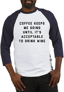 CafePress Coffee Keeps Me Going Baseball Tee Baseball Shirt