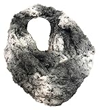 Kuschelig flauschig warmer LOOP-Schal mit Farbverläufen