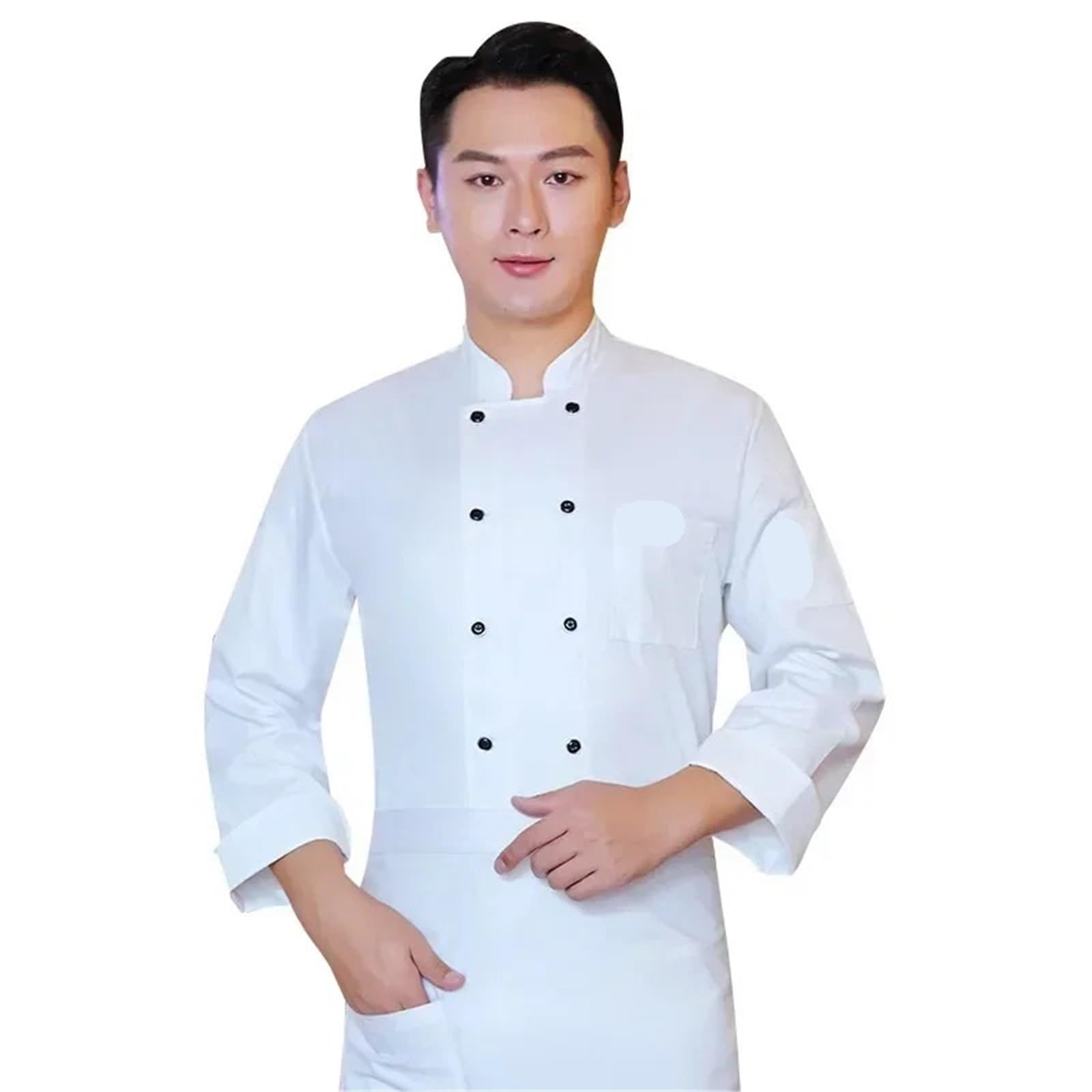Divisa da Cuoco Divise da Cuoco for Hotel, for Uomini e Donne, Traspiranti e Spesse, for Cucina, Catering, Sala da Torta, pentole Calde, Abbigliamento da Cucina per Chef(4XL)