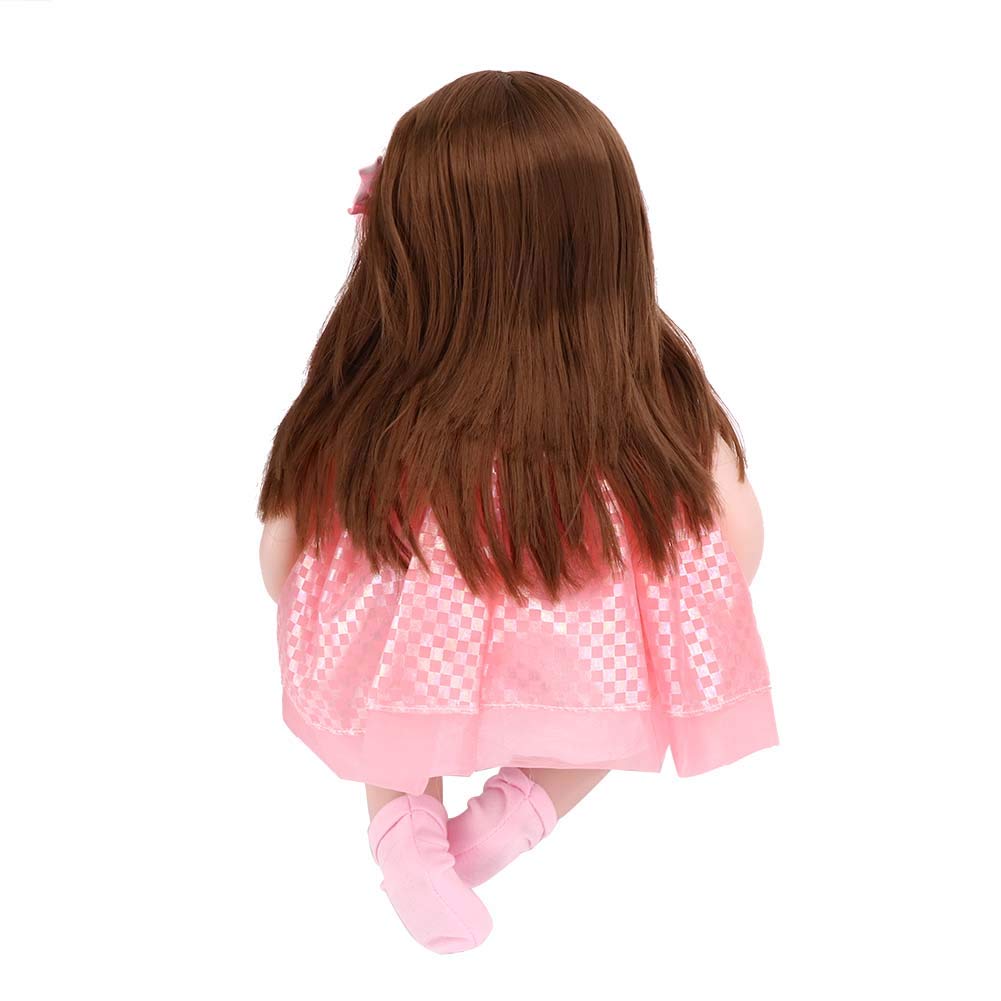 Bambole per Neonati in Vinile Bambola Realistica da 42 Cm per Regali di Compleanno e Compagni di Gioco (bambola della principessa)