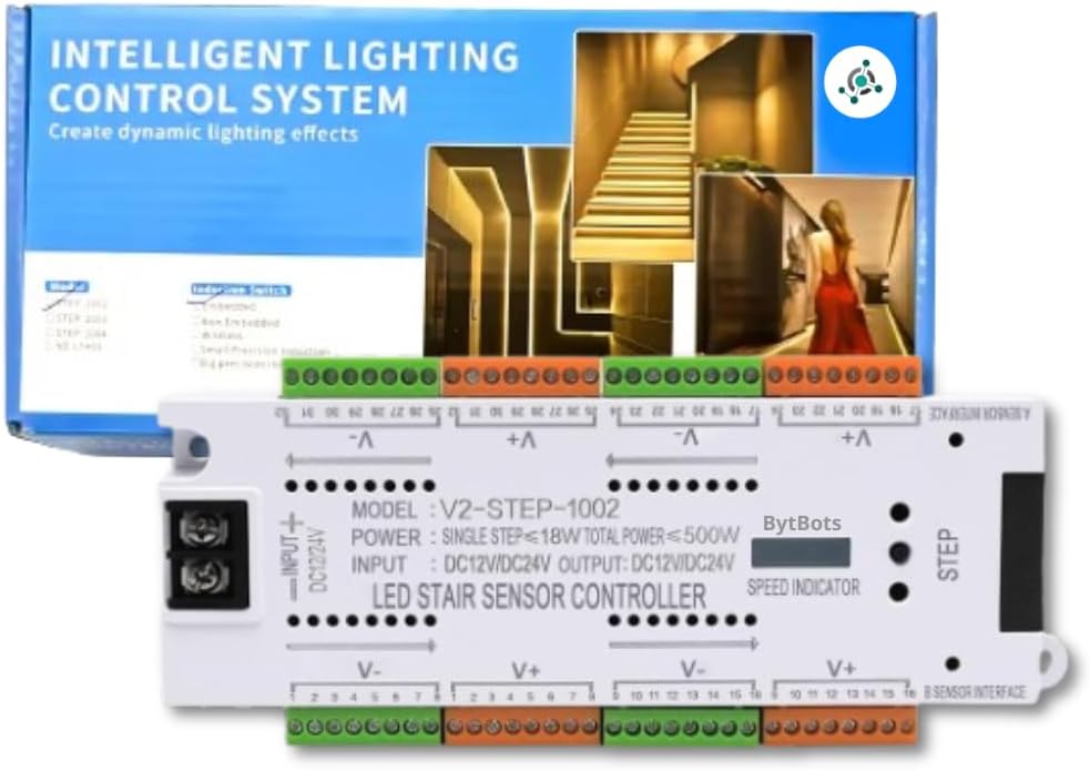 DC12-24V Color Chasing Motion Activated Stair Light Sensor LED ...